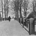 Talvel Amandus Adamsoni skulptuuridega. 1930-datel