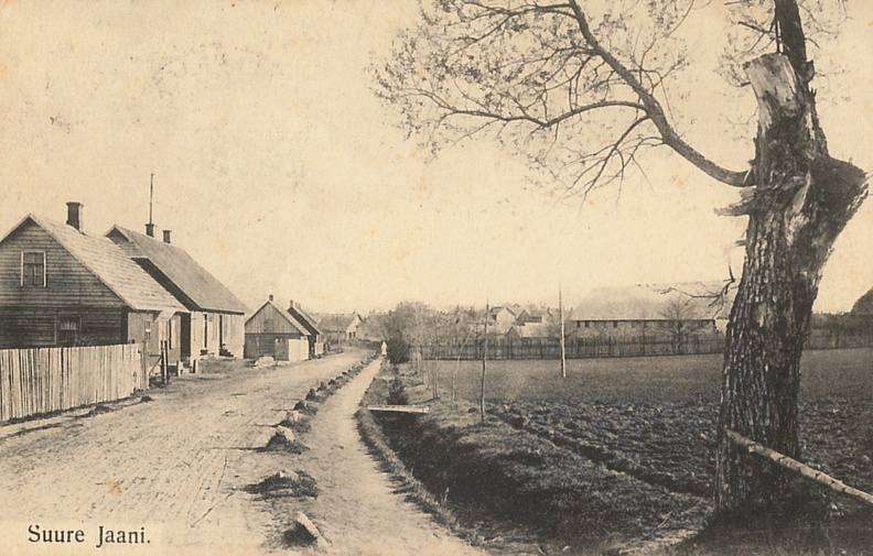 Viljandi tn. u. 1910.a. Paremal kirikumõisa ait