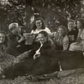 Õpetajad "Stalinliku tee" kolhoosis 1951.a augustis