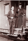 Villem Kapp koos isa Hans Kapiga teel Tallinna 1936.a