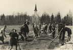 Aiatööd u. 1950-date alguses. Õpetaja Eha Reinumäe ?