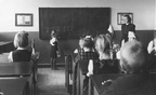 Matemaatika tund 1. klassis.1955.a. Õpetaja Nelli Rebane