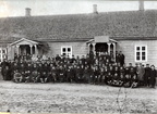 Taevere valla peremeeste rahvakoosolek 1905.a. Taevere vallamaja ees