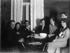 1934.a Villem Kapp, Juta Kapp, Eugen Kapp, Marta Kapp, Lenchen  Ructeschell, ?, Elisabeth Kappi