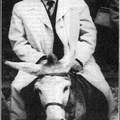 1950-dad. Eugen  Kapp eesli seljas