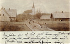 Pärnu tänaval u. 1904.a Paremal on valminud Seltsimaja saal