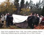 Mälestuskivi avamine 2011.a