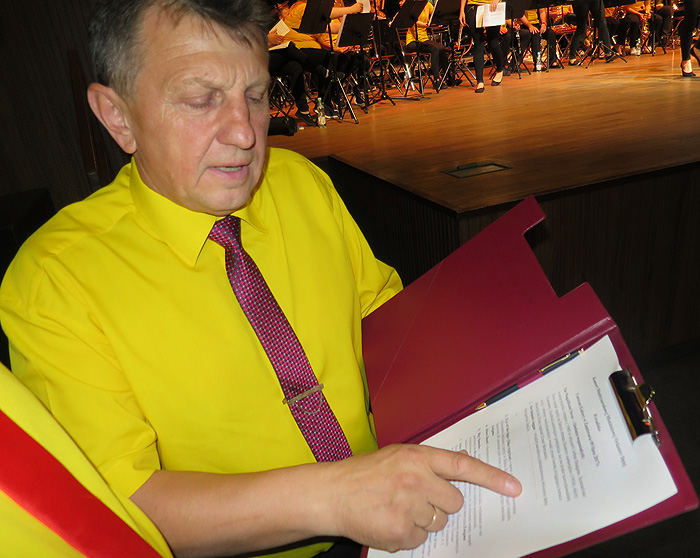 Rahvusvahelise noorte puhkpilliorkestri Wersalinka kontsert Zambrowi kultuurimajas.