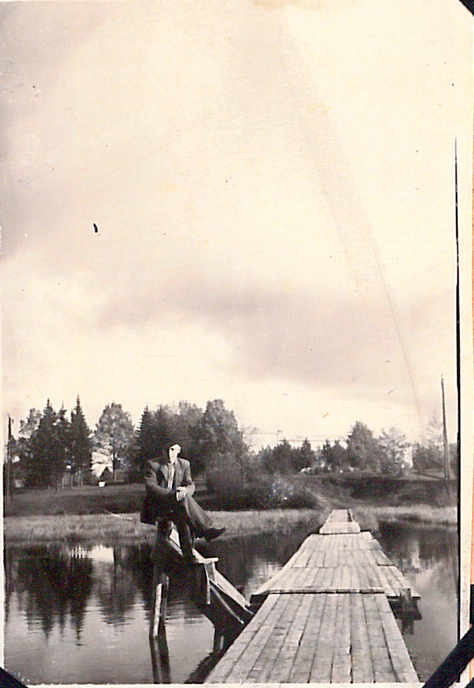 Paul Kondase eestvõttel rajatud sild Suure-Jaani järvele 1940-datel